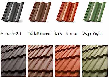 megaron s renkli kiremit