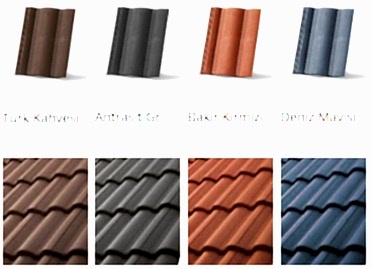 megaron v renkli kiremit